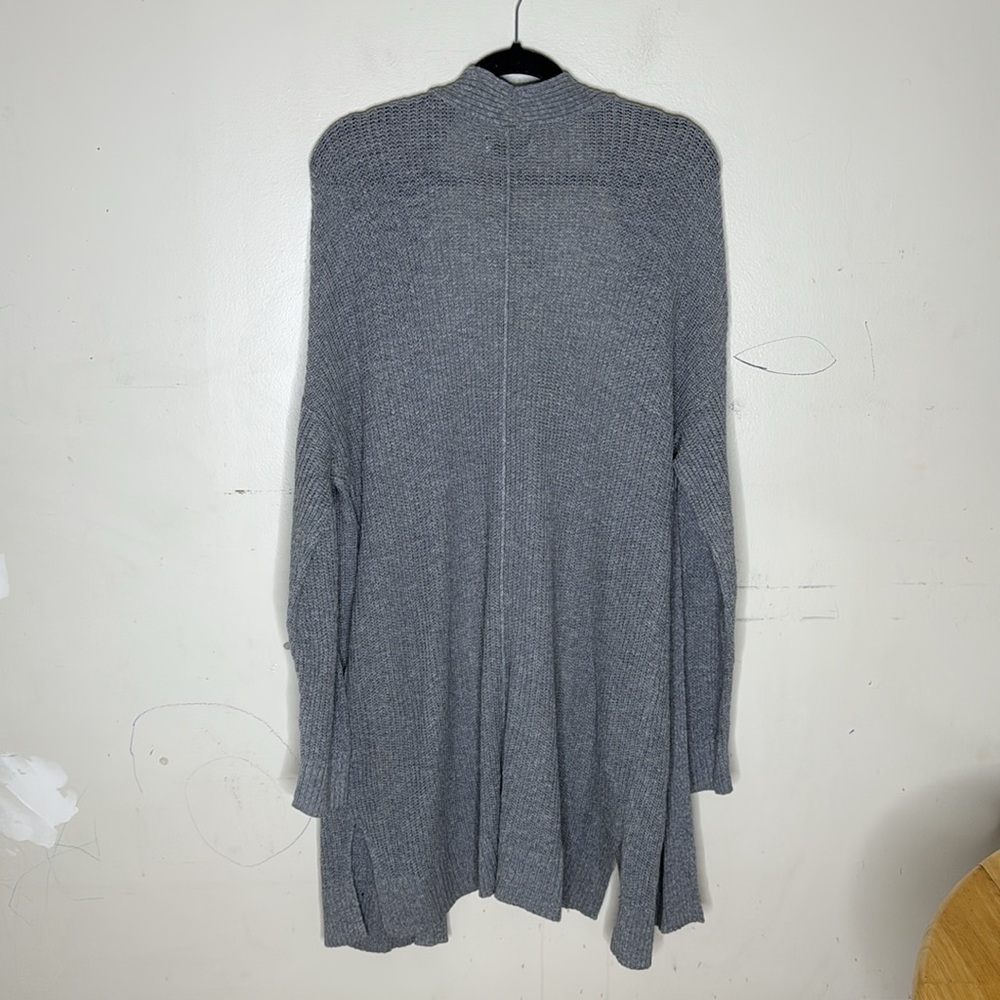 Sonoma The Everyday Cardigan Cotton Blend Gray Open-Front Women's Sweater XXL - Picture 5 of 5
